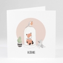 Faire-part de naissance Petit renard