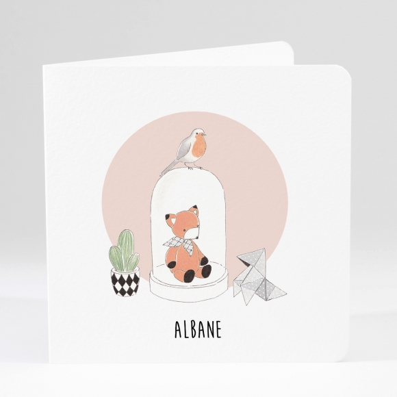 Faire-part de naissance Petit renard