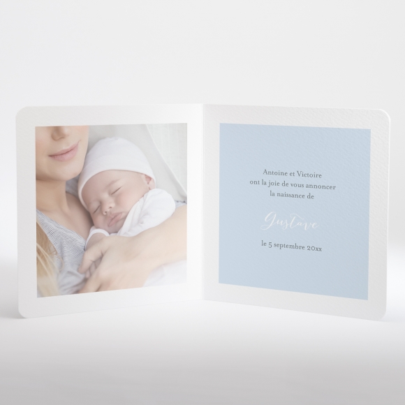 Faire-part de naissance Chuchotement photo