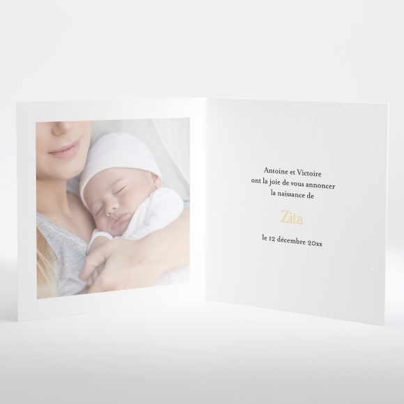 Faire-part de naissance Tendre maman