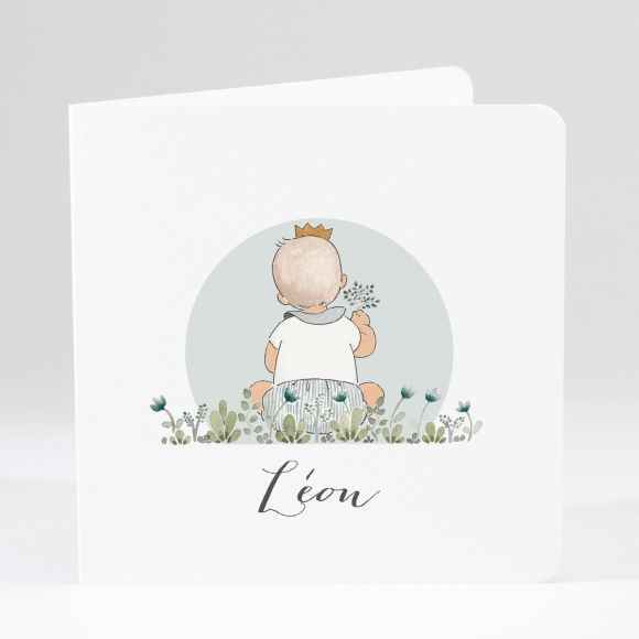 Faire-part de naissance Spring baby boy