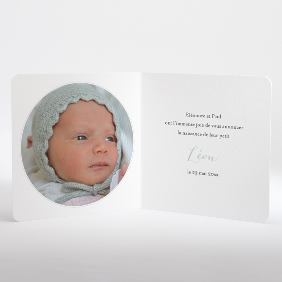 Faire-part de naissance Spring baby boy