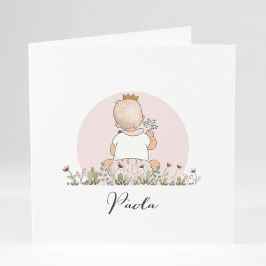 Faire-part de naissance Spring baby girl