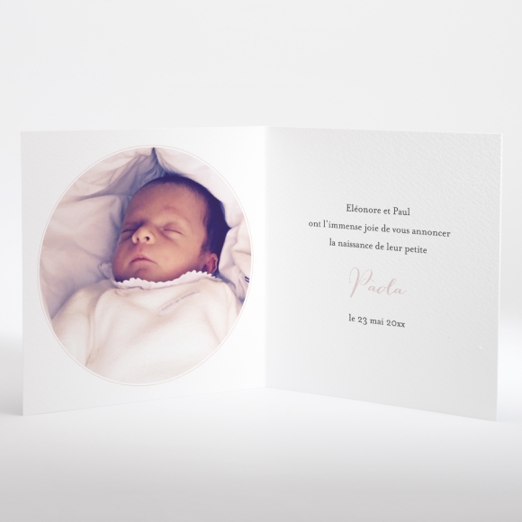 Faire-part de naissance Spring baby girl