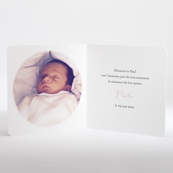 Faire-part de naissance Spring baby girl