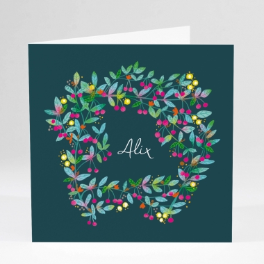 Faire-part de naissance Cherry cherry vif