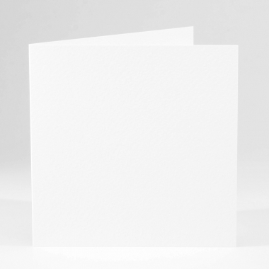 Faire-part vierge - Grand carré livret (15 x 15 cm)