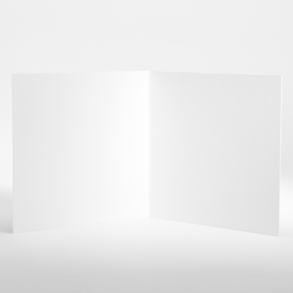 Faire-part vierge - Grand carré livret (15 x 15 cm)