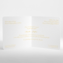 Faire-part de mariage Elégant médaillon drapé