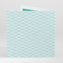 Faire-part de mariage Pattern tendance vague