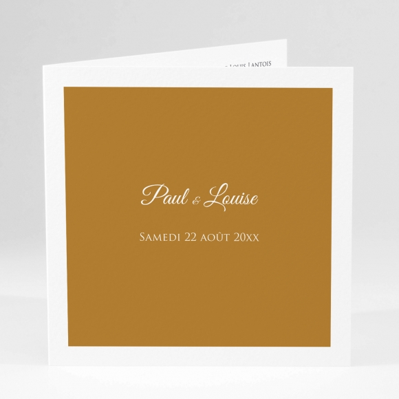 Faire-part de mariage Uni & chic