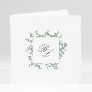 Faire-part de mariage Couronne eucalyptus