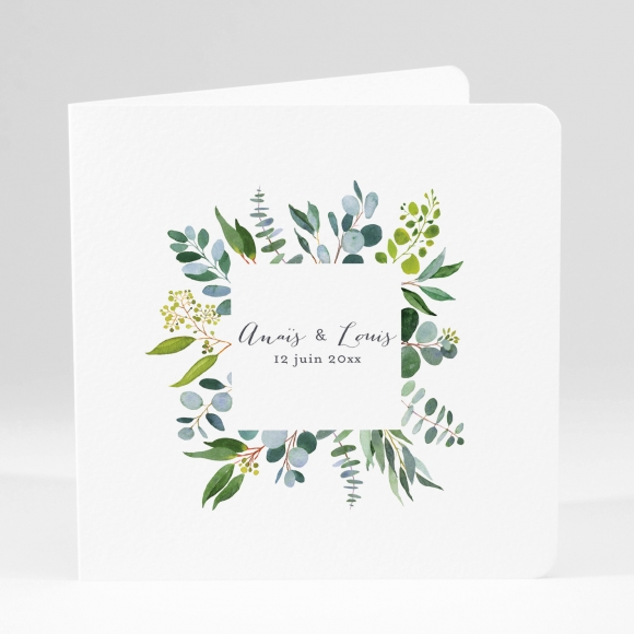 Faire-part de mariage Verdure Chic