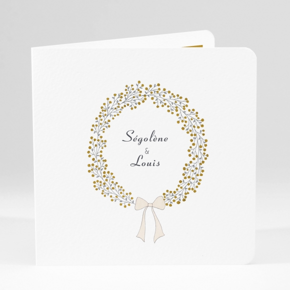 Faire-part de mariage Bel amour livret