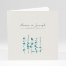 Faire-part de mariage Herbier romantique