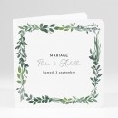 Faire-part de mariage Just green