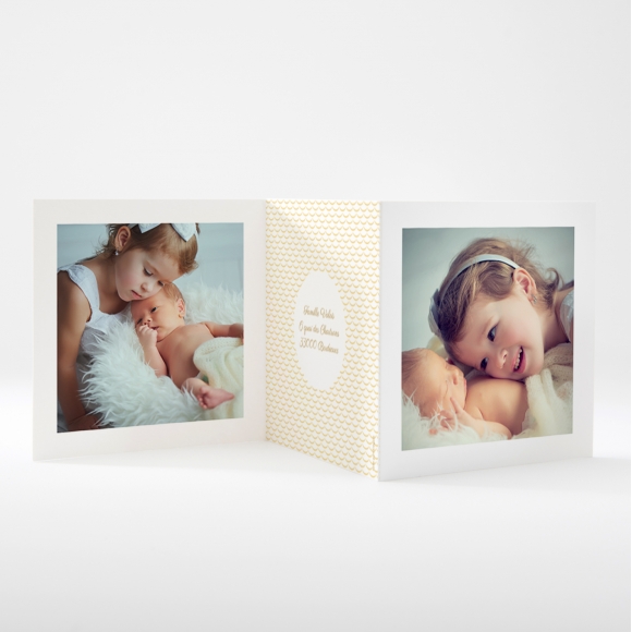 Faire-part de naissance Jolie chouette guirlande