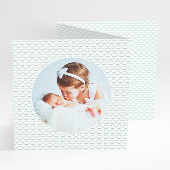 Faire-part de naissance Jolie chouette guirlande