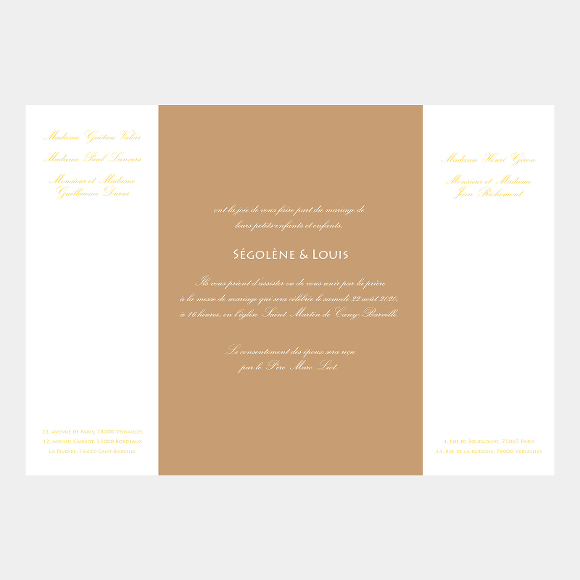 Faire-part de mariage Belle promesse